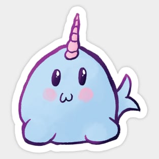 Cute Narwhal Sticker